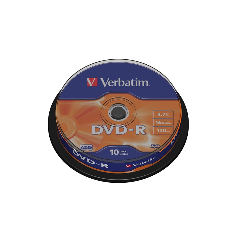 Dvd-r Verbatim 16x 4,7gb 25pz