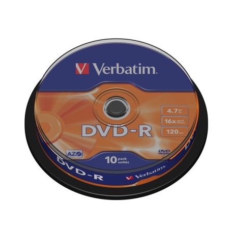 Dvd-r Verbatim 16x 4,7gb 25pz