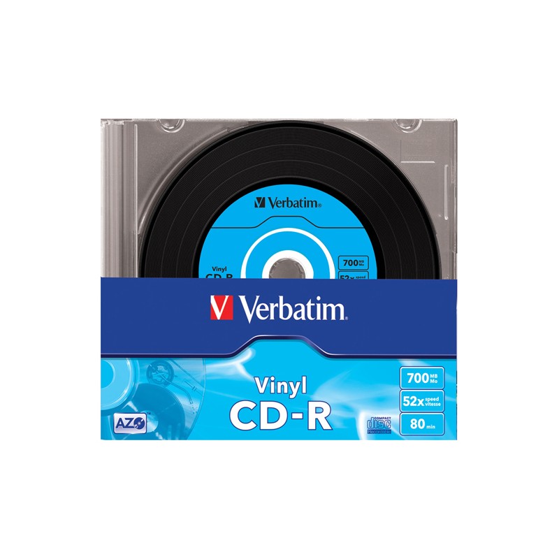 Cd-r Verbatim Vinyl 52x 700mb 10pz