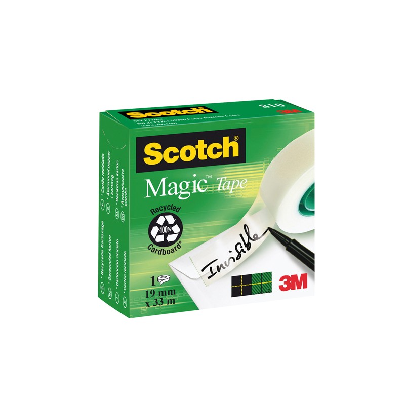 Nastro Adesivo Scotch Magic 810-1933 Invisibile Perm. 19mmx33mt