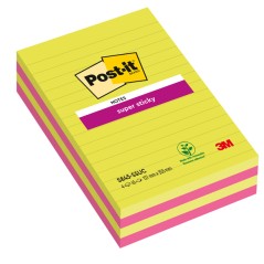 Blocco Post-it Ultracolor 4x45fg A Righe125x200