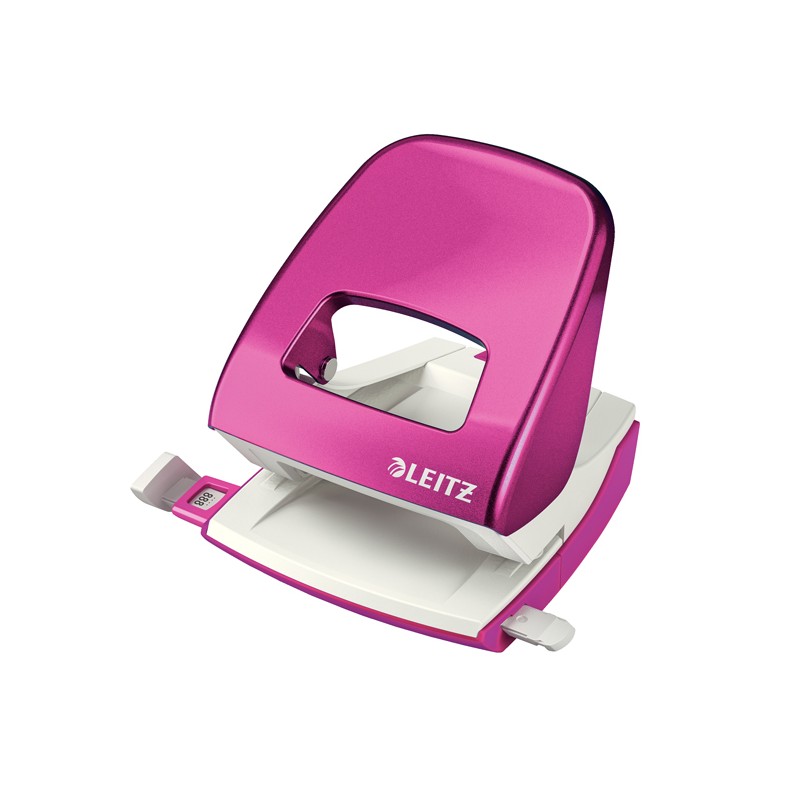 Perforatore 2 Fori 5008 Wow Fucsia Metall. Metal Max 30fg Leitz