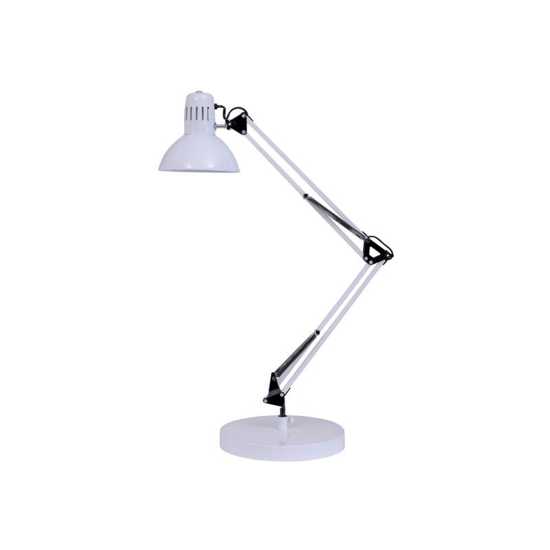 Lampada Da Tavolo A Fluorescenza Architect Bianco Alba