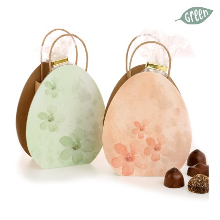 Shopper Uovo Di Pasqua 0971b 18x15 52 Apricot Albicocca