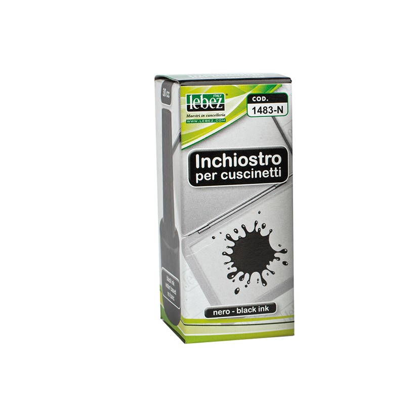 Inchiostro Nero 30ml Art.1483 S/olio X Cuscinetti Lebez