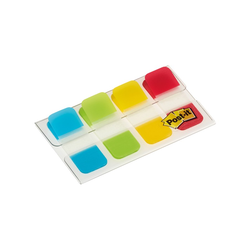 Dispenser 40 Segnapagina Post-it Index Strong Mini 676 Classici 15,8x38mm