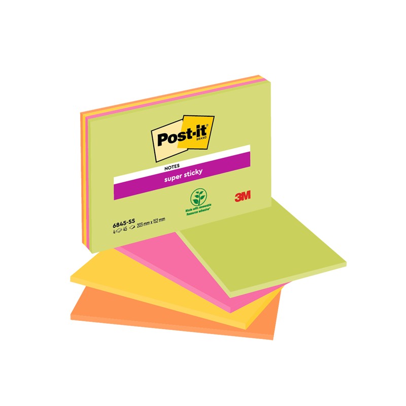 Blocco Post-it Meeting Note 4x45fg 149x200