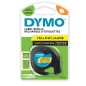 Nastro In Plastica Dymo Letratag 12mmx4m Giallo 912020