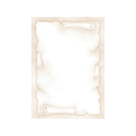 Carta Con Stampa Pergamena Avorio A4 90gr 20fg Decadry