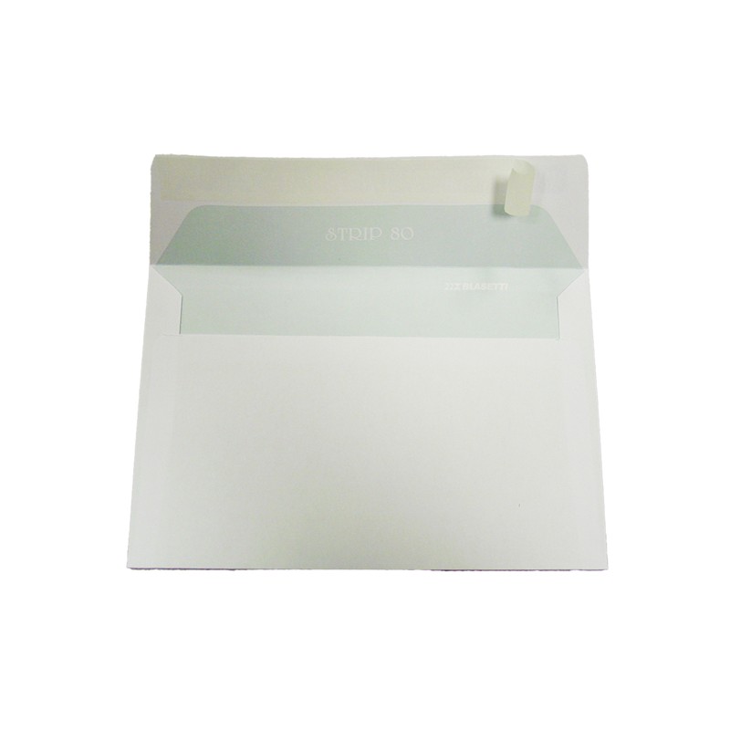 500 Buste Bianche 120x180mm 80gr C/strip Blasetti