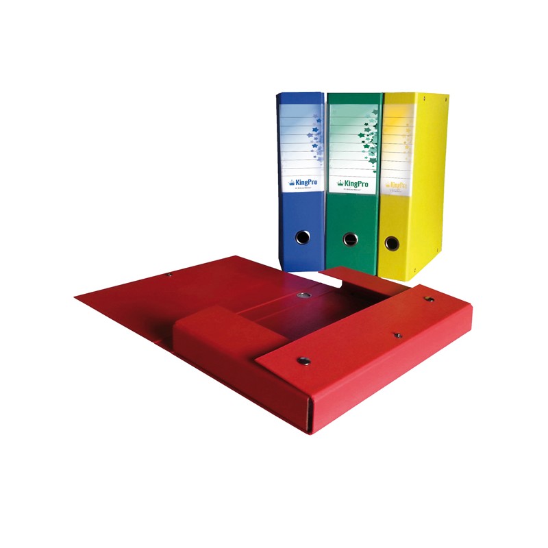 Scatola Progetto Kingpro 8 Rosso C/portaetichetta Starline
