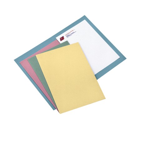 100 Cartelline Semplici Azzurro S/stampa 145gr