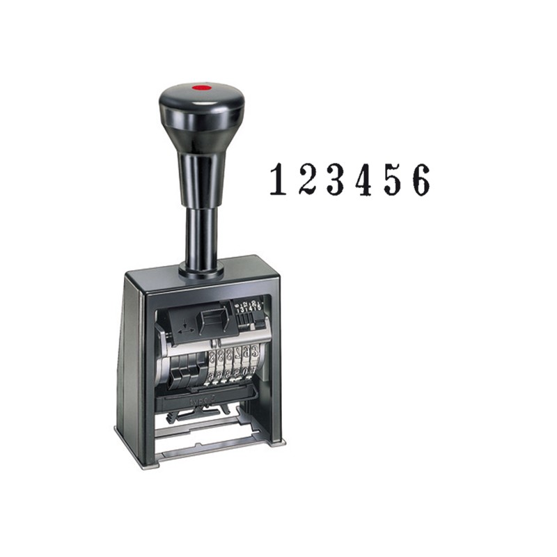 Timbro Numeratore Automatico B6k 6 Colonne 4,5mm Reiner