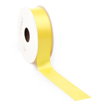 Nastro Doppio Raso Mm25x25mt. Light Yellow 50 Art.3301