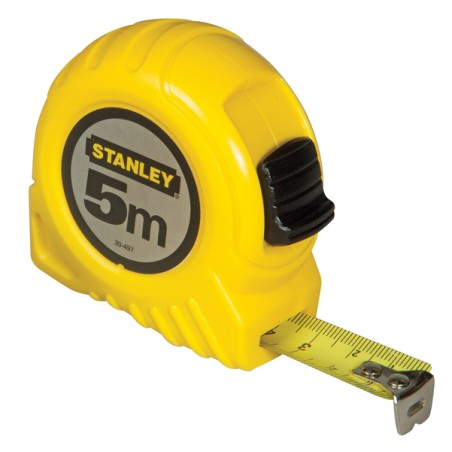 Flessometro 5mt Metallo/abs Stanley