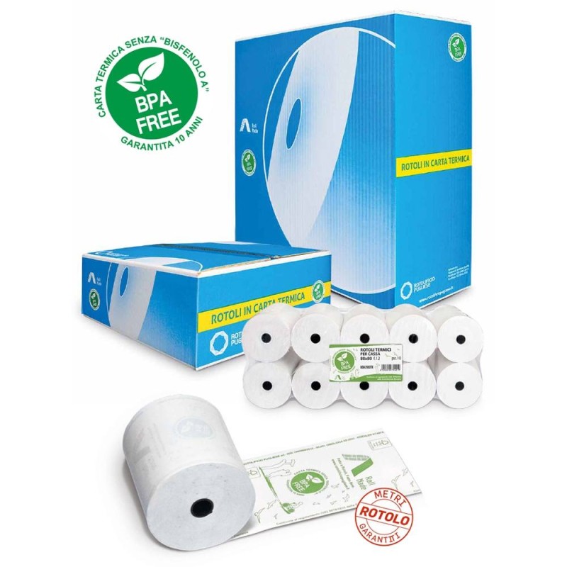 Rotolo Pos Term. 57x18 Diam Est. 38 F.12 Rotolificio Pugliese Nba5718-d38p 1/10