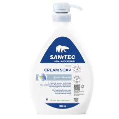 Crema Di Sapone Luxor Blue Iris Dispenser 1lt Iris Blu Sanitec