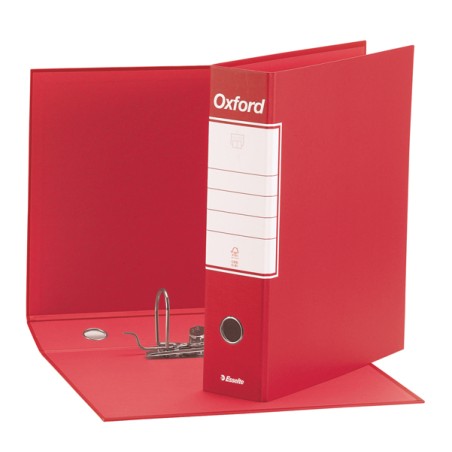 Registratore Oxford G83 Rosso Dorso 8cm F.to Commerciale