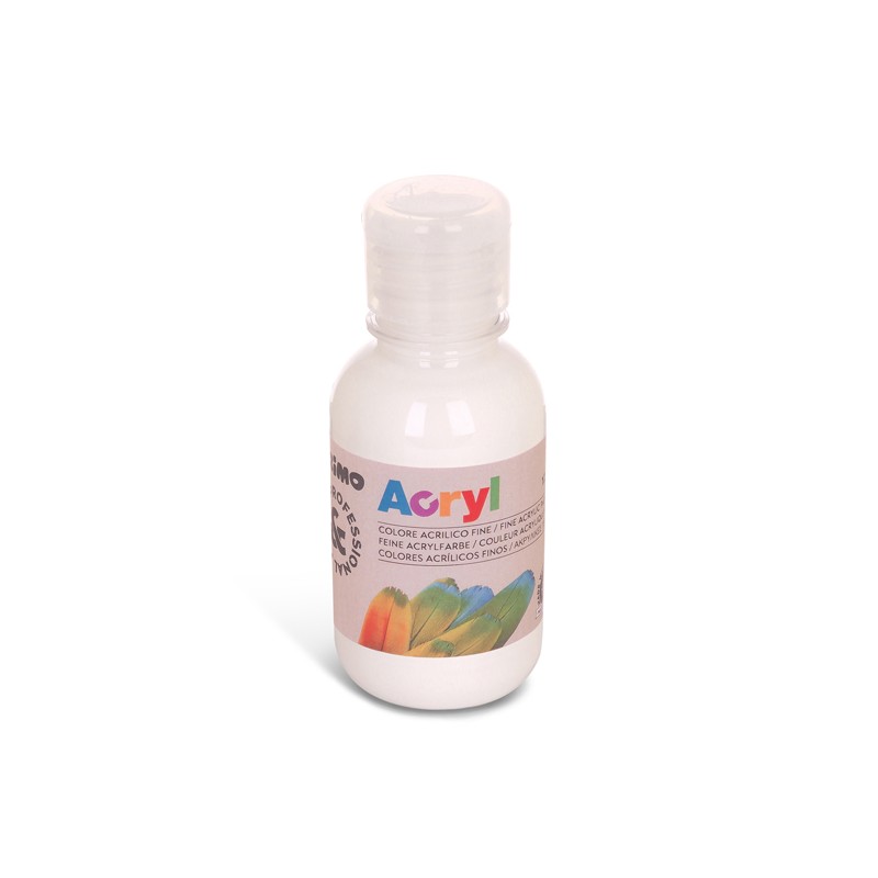 Colore Acrilico Fine Bottiglia Da 125ml Bianco 402ta125100