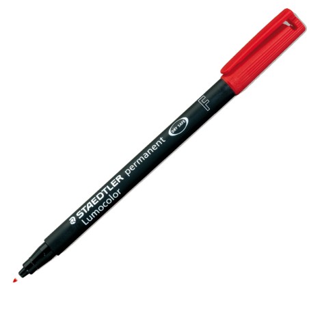 Penna Staedtler Lumocolor 318 F-rosso