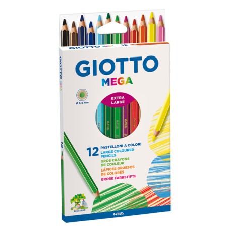 Pastelli Giotto Mega Da 12