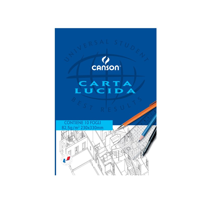 Blocco Carta Lucida Manuale 230x330mm 10fg 80gr Canson