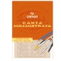 Blocco Carta Opaca Millimetrata 210x297mm 10fg 80gr Canson