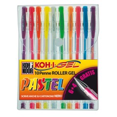 Bl.penna Gel Pastel Koh-i-noor 10pz