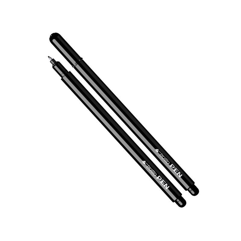 Penna Tratto Pen Fila Nero 1pz