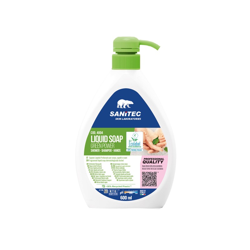 Sapone Liquido 600ml Green Power Sanitec