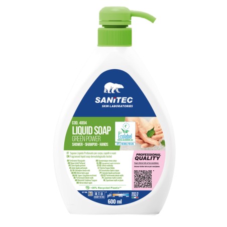 Sapone Liquido 600ml Green Power Sanitec