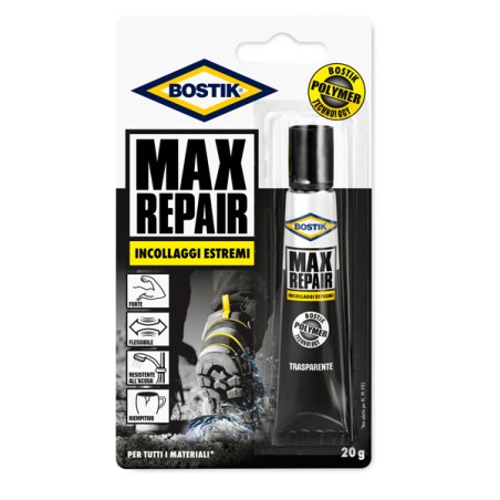 Adesivo Universale 20gr Bostik Max Repair Trasparente