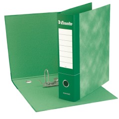 Registratore Essentials G75 Verde Dorso 8cm F.to Protocollo Esselte