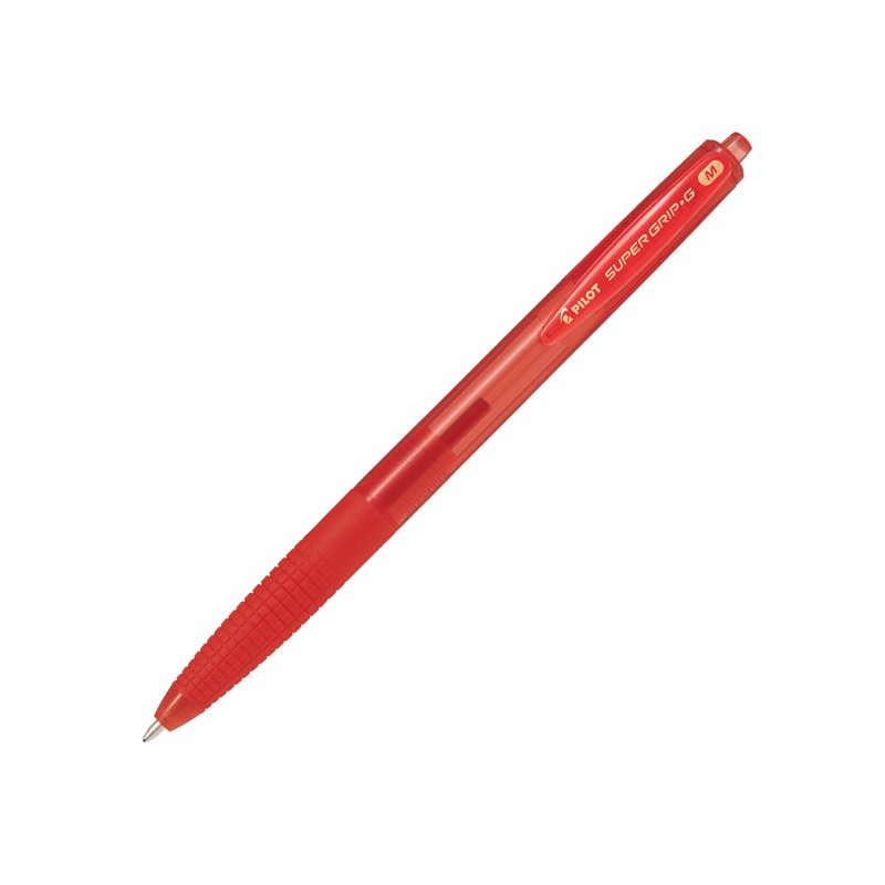 Penna A Scatto Supergrip G Punta M 1,00mm Rosso Pilot