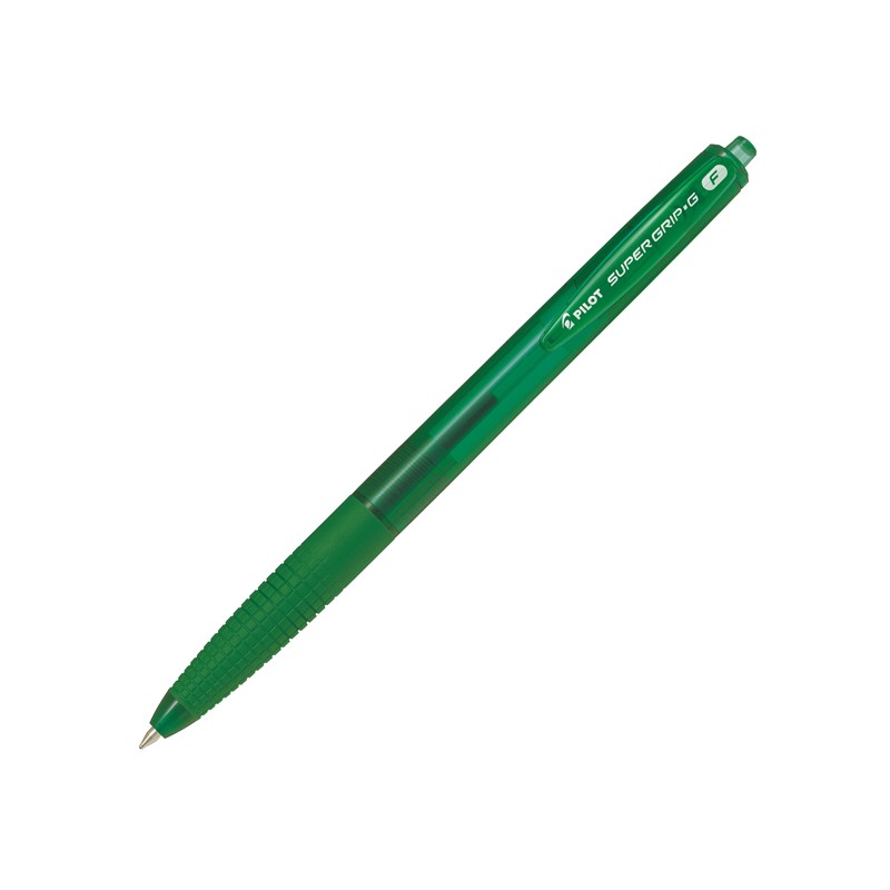 Penna A Scatto Supergrip G Punta F 0,7mm Verde Pilot