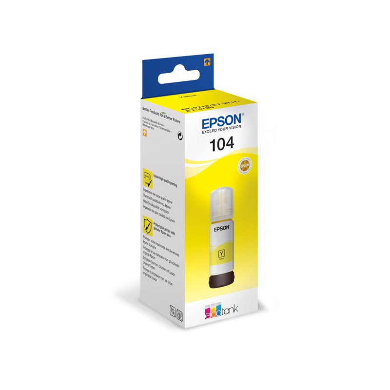 Tanica Epson 104 Giallo C13t00p440 65ml