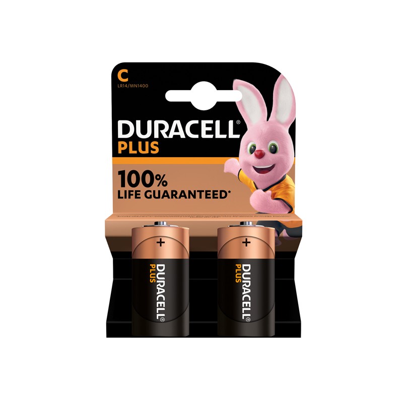 Bl. Pile Duracell Plus 1/2 Torcia 2pz Clr14/mn1400