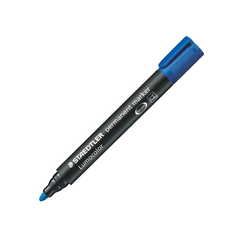 Marcatore Lumocolor Permanent 352 Blu P.tonda Staedtler