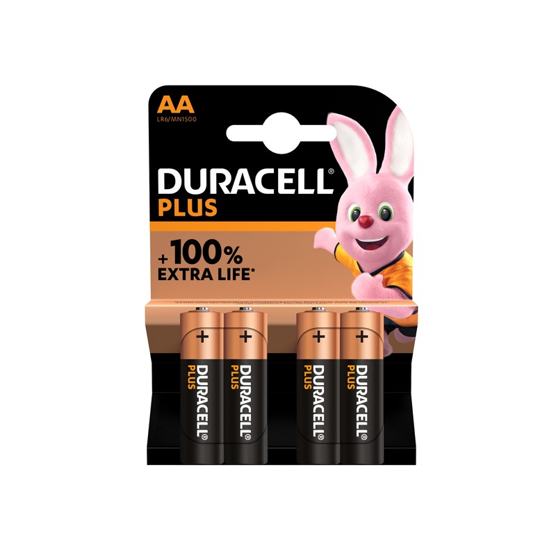 Bl. Pile Duracell Plus Stilo 4pz Aa Lr6/mn1500