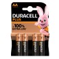 Bl. Pile Duracell Plus Stilo 4pz Aa Lr6/mn1500