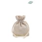 Sacchetto Cotton Deluxe Flatbag 12x9cm 72 Natural 2303f