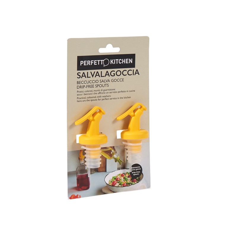 Set 2 Tappi Olio/aceto Salvagoccia Perfetto