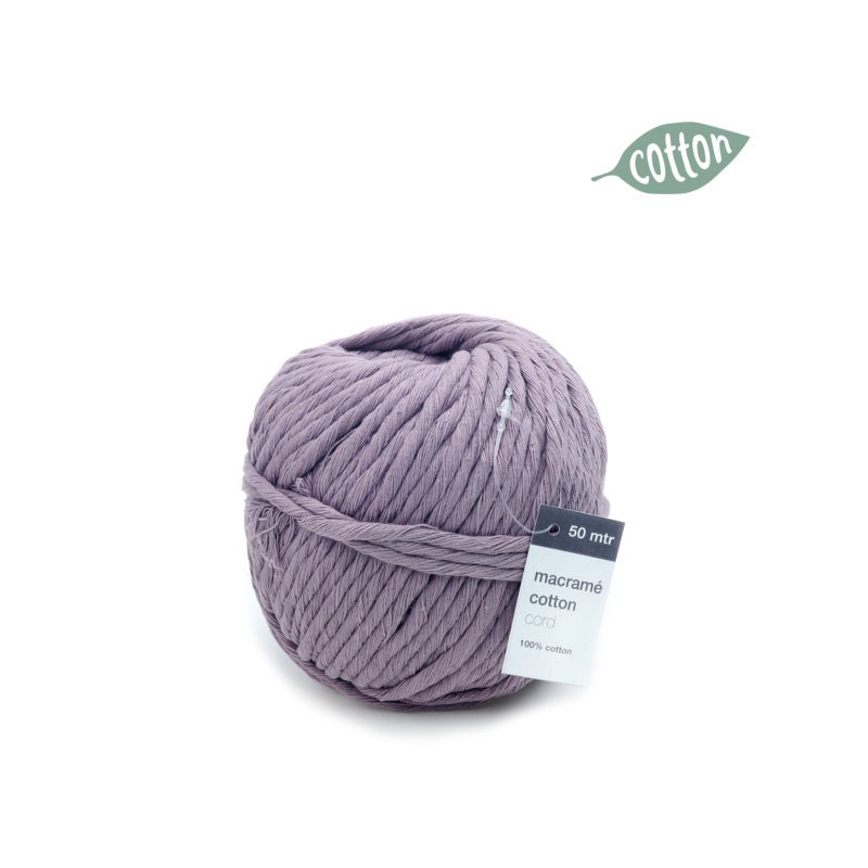 Macrame Cord 1059 50mt. X Diam.5mm 32 Old Purple