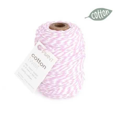 Cotton Twist 1047 Cord 50mt Ø2mm 10 Rose