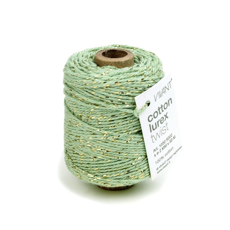 Cotton Lurex 1050 Cord 50m/Ø2mm 60 Nile/light Olive