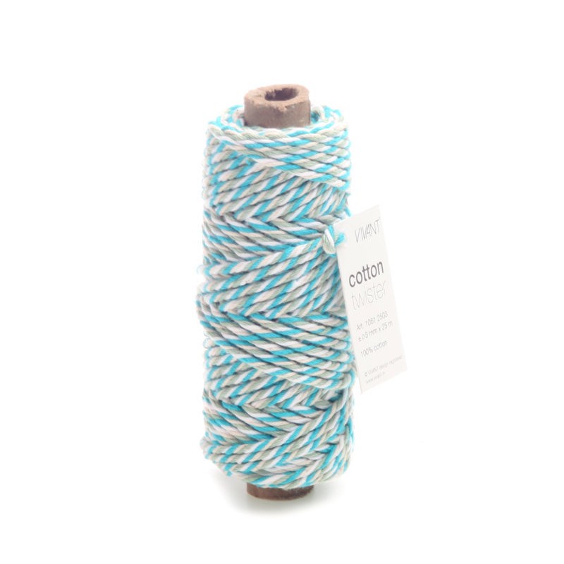 Cotton Twister 1061 25mt X 3mm 43 Torquoise