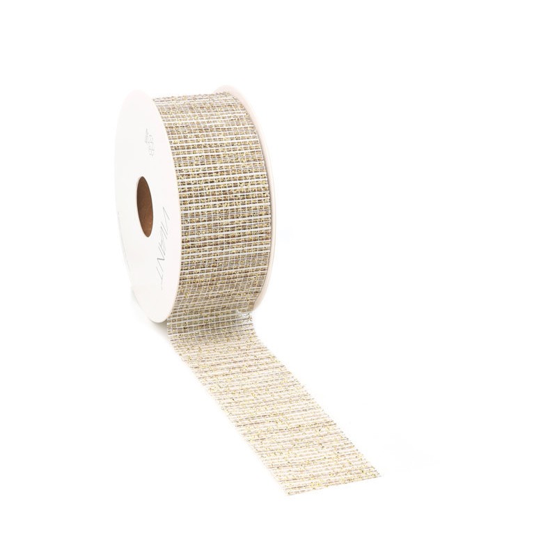 Maeluxe Ribbon 0206 C/e 10m X 38mm 70 Crème/ivory